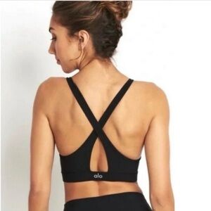 ALO Yoga Ripped Warrior Sports Bra